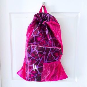 SPEEDO DRAWSTRING MESH SIDE BACKPACK BAG